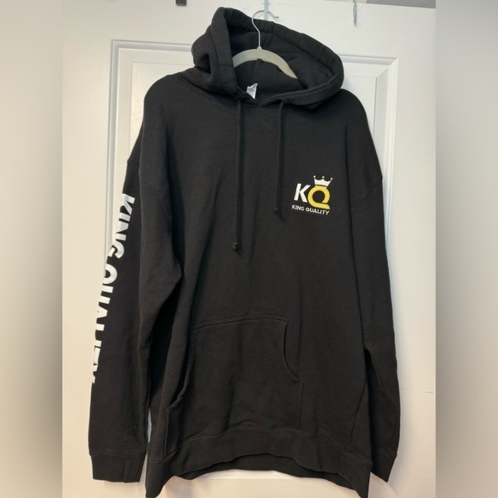 Mens 2XL Hoodie Black Sweatshirt - Picture 1 of 5